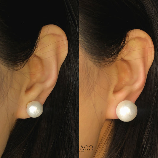 Minimalist Style Lightweight Pearls Earrings, Non-Pierced Pearls for Women, Elegant Bridal Jewelry