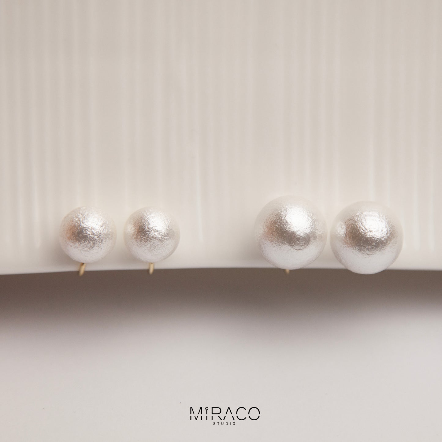 Minimalist Style Lightweight Pearls Earrings, Non-Pierced Pearls for Women, Elegant Bridal Jewelry