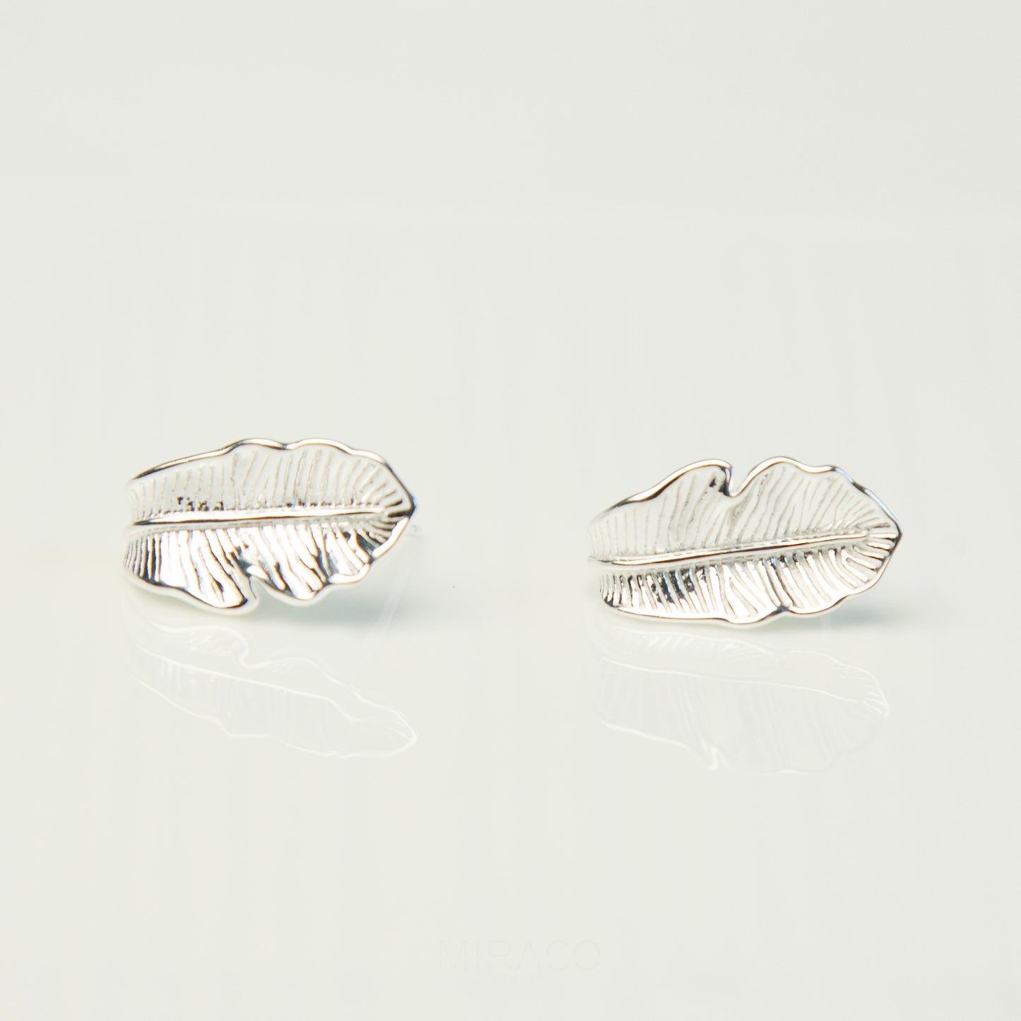 Nature Inspired Leaf Stud Earrings in Sterling Silver, Leaf Earrings, Delicate Leaf Earrings, Minimalist Dainty Leaf Studs, Silver Leaves