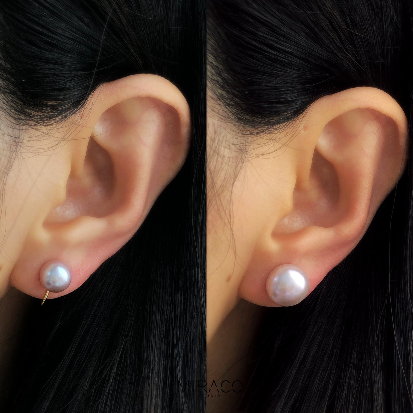 Pearls Clip On Earrings, Pearl Stud Earrings, Minimalist Style Freshwater Pearls Earrings, Small Pearl Stud Earrings, None Pierced Earrings
