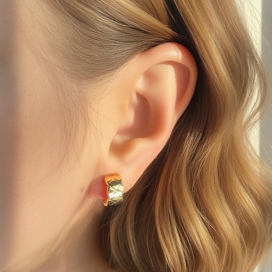 Small Hoop Clip-On Earrings – Gold or Silver