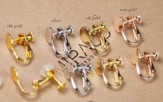 How to Convert Pierced Earrings to Clip On Earrings