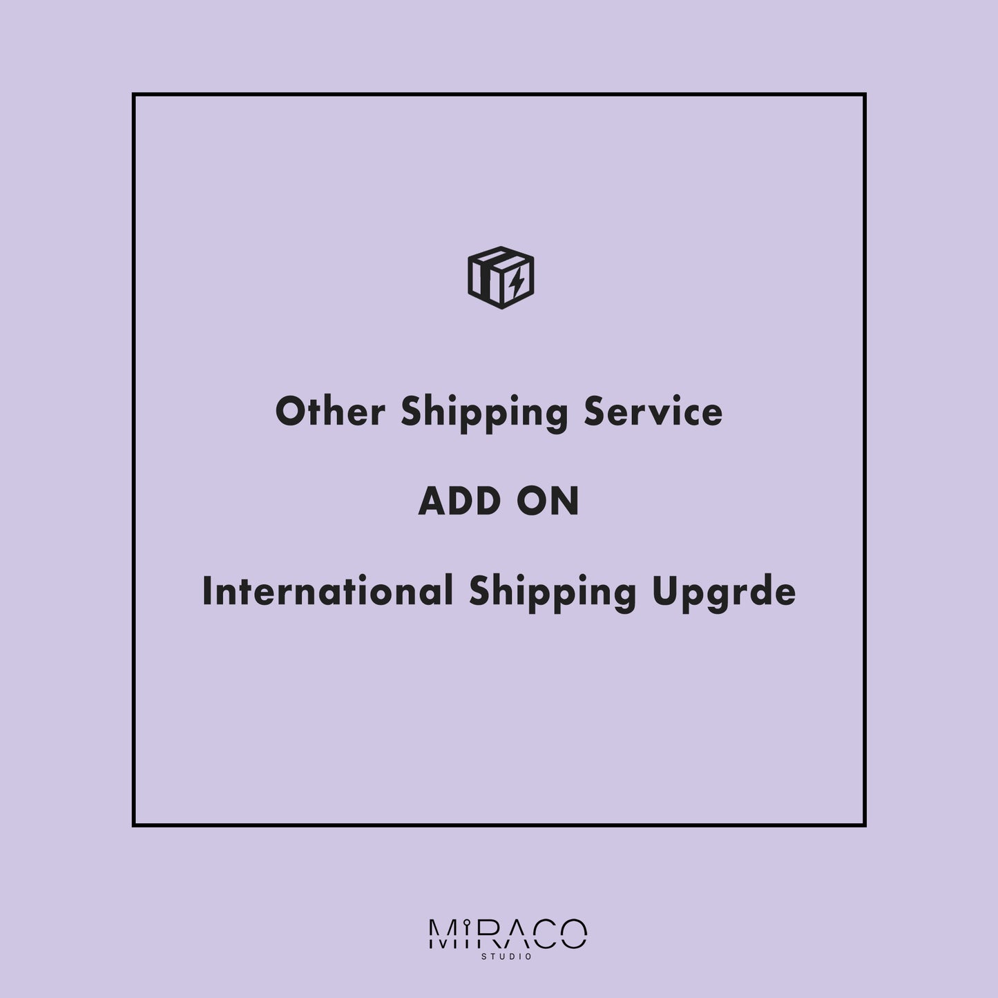 International Shipping & Replace Delivery, International Shipping Upgrade
