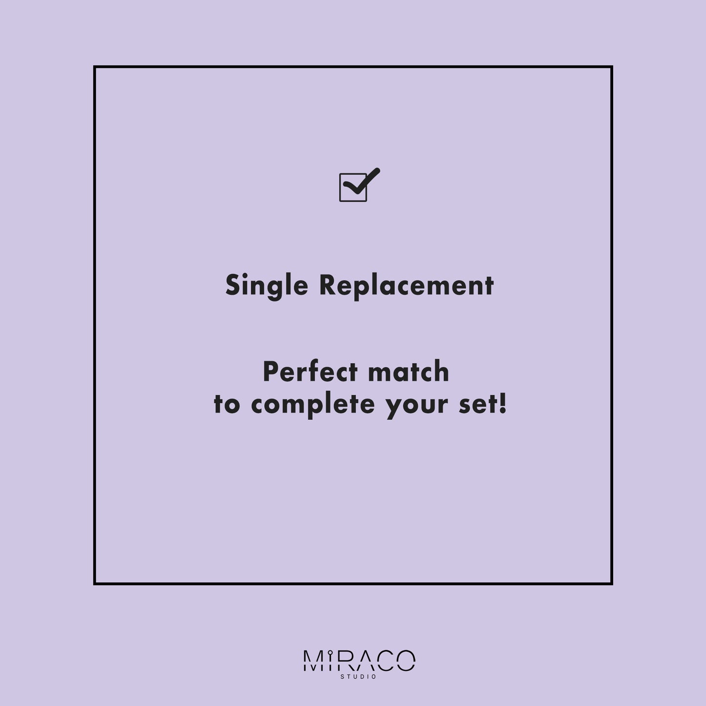 Single Replacement