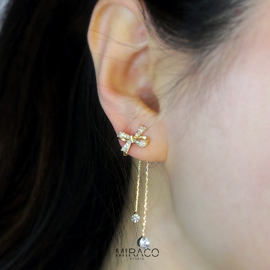 Clip On Earrings for Girls, None Pierced Dangle Drop Earrings, Fairy Butterfly