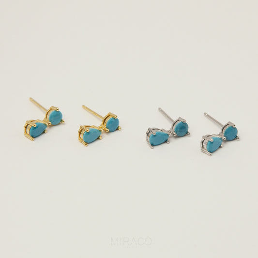 Dainty Sky Blue Earrings, Silver or Gold Dangle Waterdrop Gemstone Earrings Pierced Earring

-DETAILS-

• Material: 925 sterling silver, pierced ears

• Dimensions: 12mm*4mm

• Sold as a pair

These Earrings come with sterling silver butterfly backs.