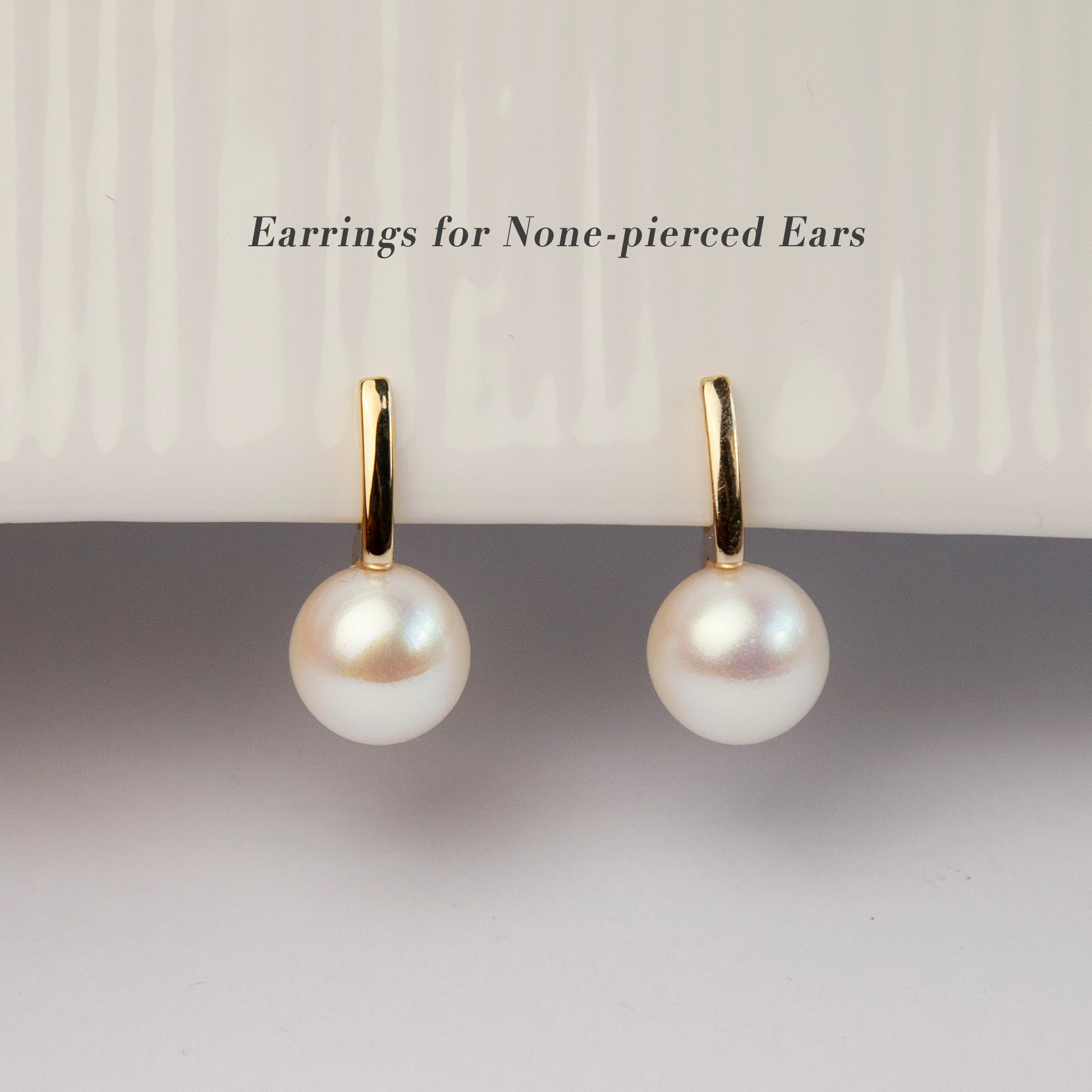 Dangle Pearls Earring Pearl Stud Earring, Non Pierced Earring, Wedding Bridesmaids Jewellery