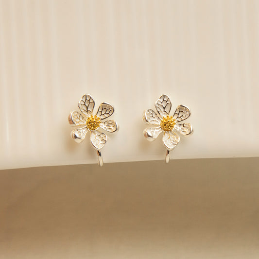 Dainty Plant Jewelry, Nature Inspired Floral Plant Earrings