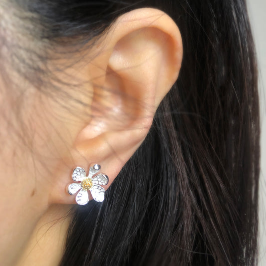 Dainty Plant Jewelry, Nature Inspired Floral Plant Earrings