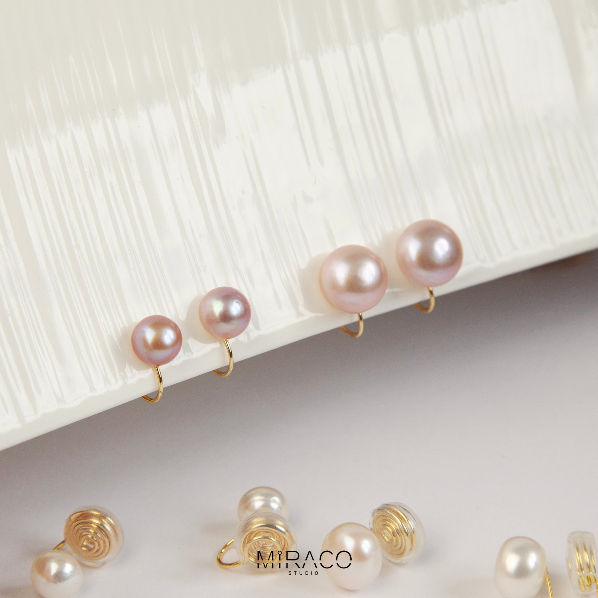 Pearls Clip On Earrings, Pearl Stud Earrings, Minimalist Style Freshwater Pearls&nbsp;Earrings, Small Pearl Stud Earrings,&nbsp;None&nbsp;Pierced Earrings