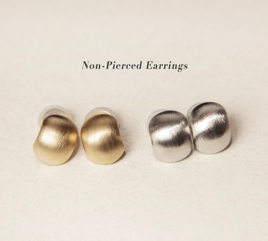 Small Ball Stud Earrings, Coil Back Clip On Earrings, Non-Pierced Earrings