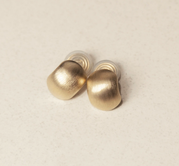 Small Ball Stud Earrings, Coil Back Clip On Earrings, Non-Pierced Earrings