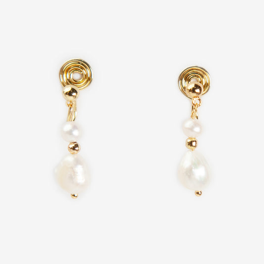 Everyday Baroque Pearl Clip-On Earrings