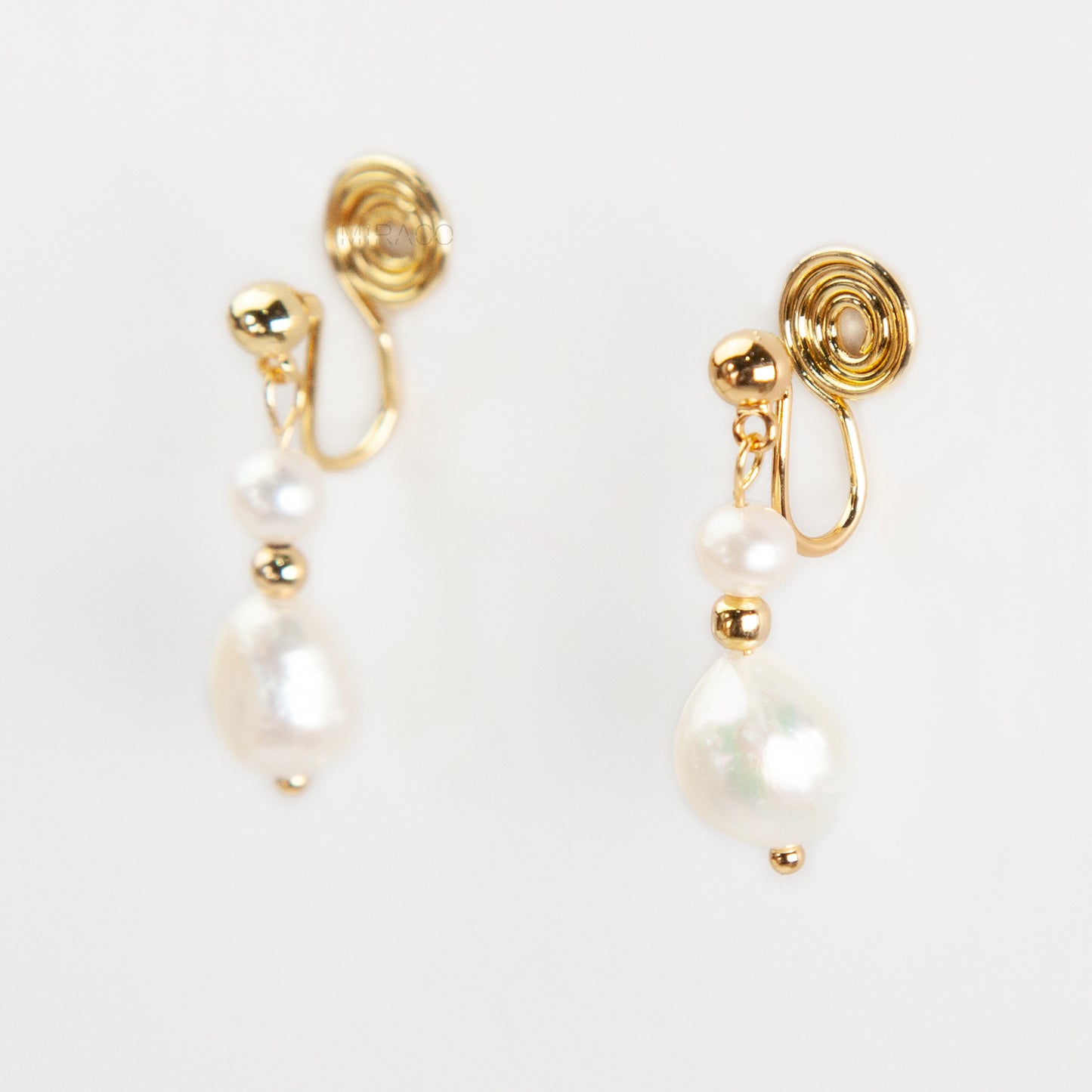 Everyday Baroque Pearl Clip-On Earrings