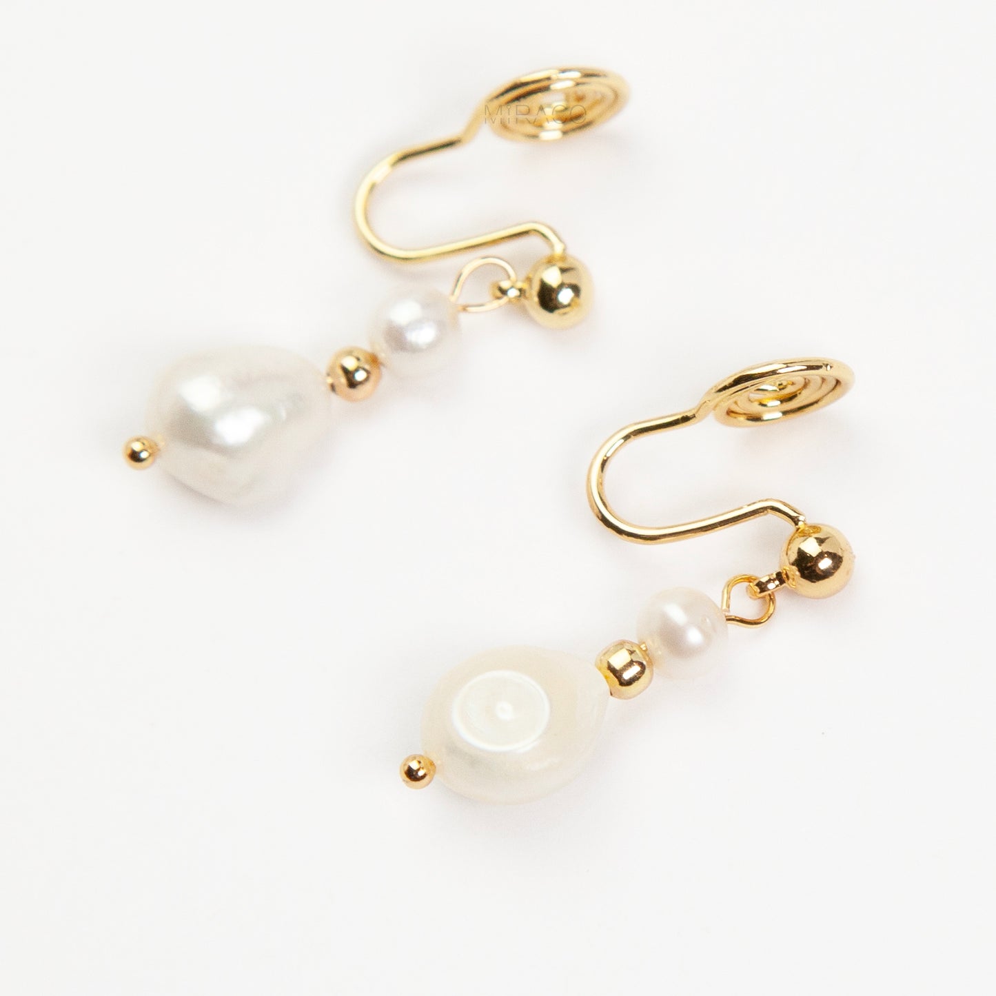 Everyday Baroque Pearl Clip-On Earrings