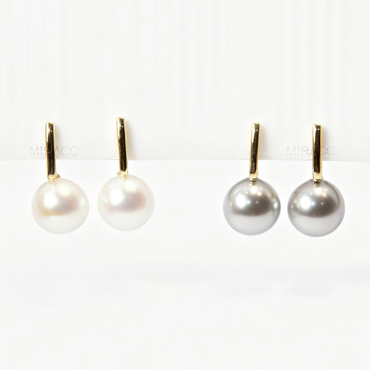 Dangle Clip On Pearl Earrings, Non Pierced Stud Earring, Clip on Bridal Earrings Wedding Bridesmaids Jewellery&nbsp;