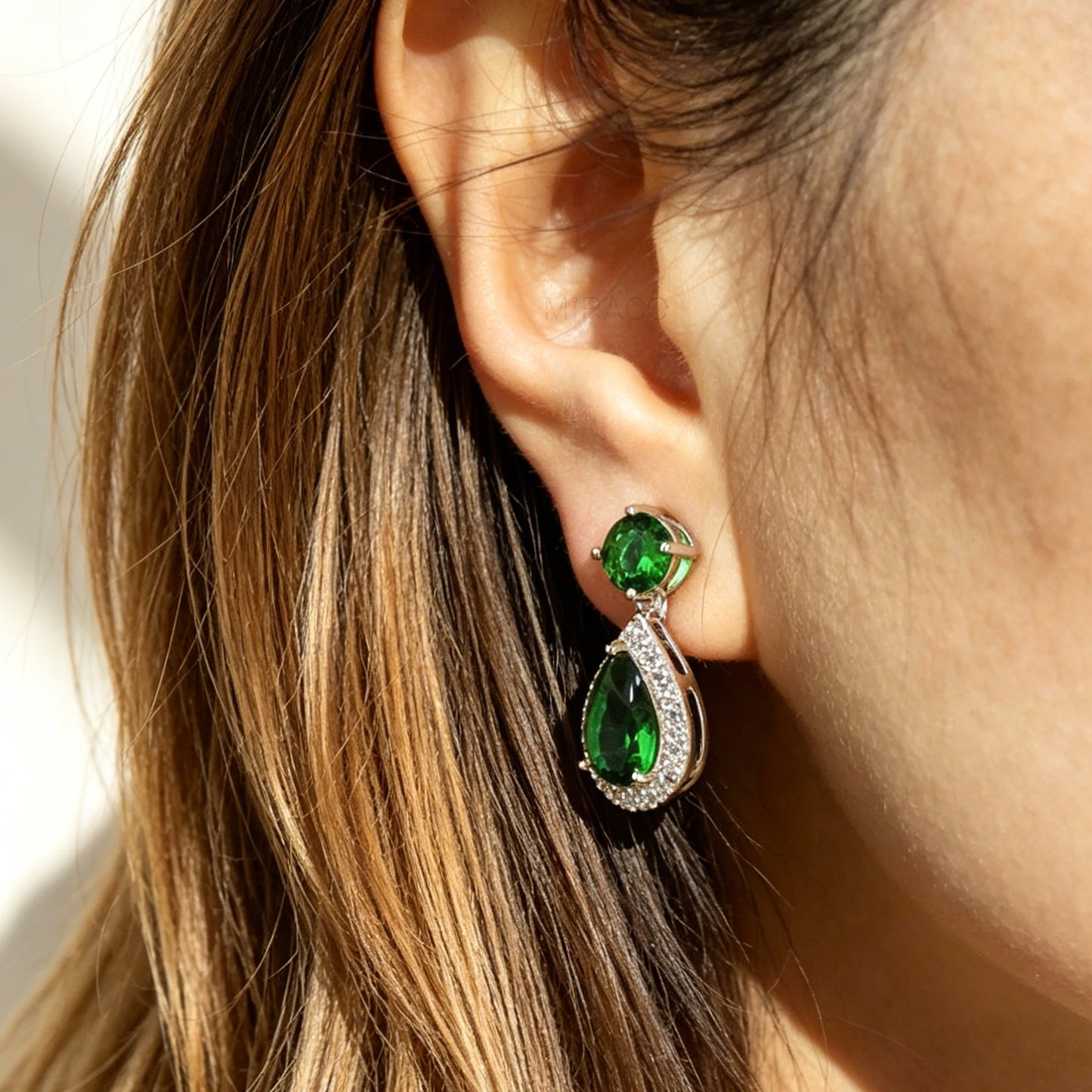 Mini-Clip Dazzle Drop Earrings