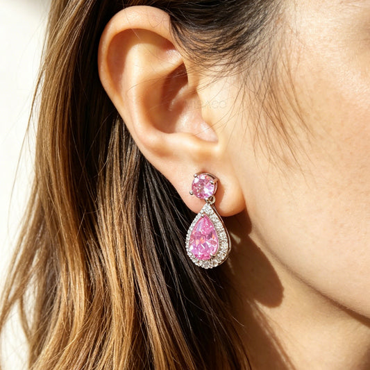 Mini-Clip Dazzle Drop Earrings