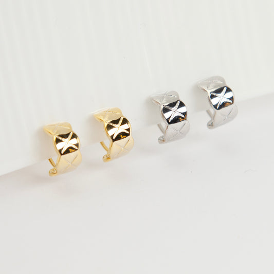 Small Hoop Clip-On Earrings – Gold or Silver