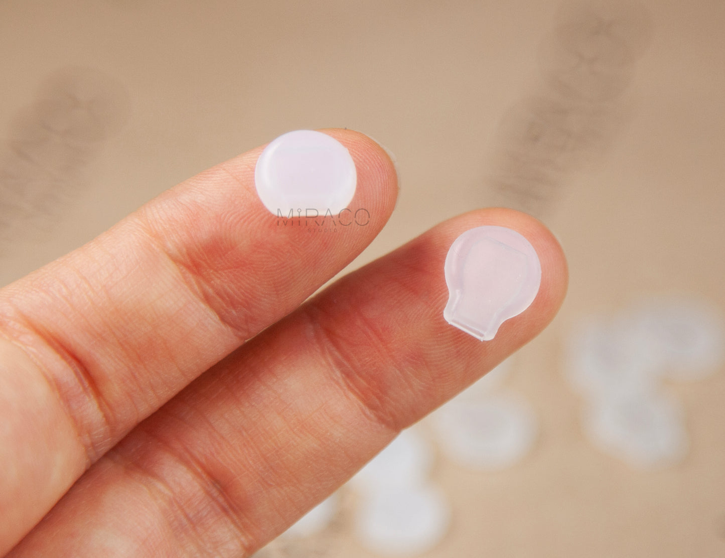 Non-slip Silicone Pads For Clip On Earrings-Mini Clip Earring Backs